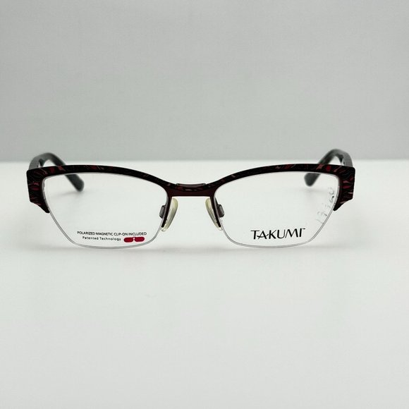 Takumi Eyeglasses Eye Glasses Frames TK 9996 010 48-17-140 main image 8